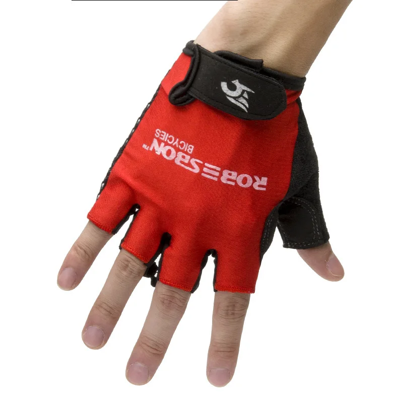 ROBESBON велосипедные перчатки Для мужчин Половина Finger Skidproof дышащий Горная дорога