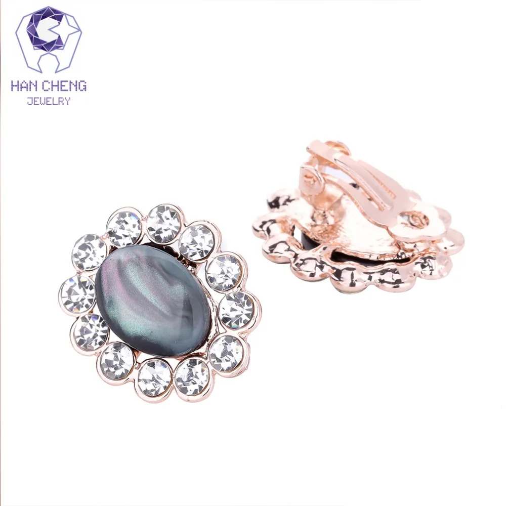 Новые серьги HanCheng в виде загара металлические золотые женские Украшения