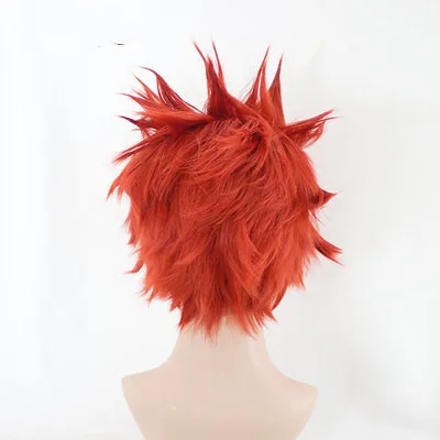 Мой Boku no Hero Academia Eijirou Kirishima Eijiro короткий термостойкий красный парик для косплея| |