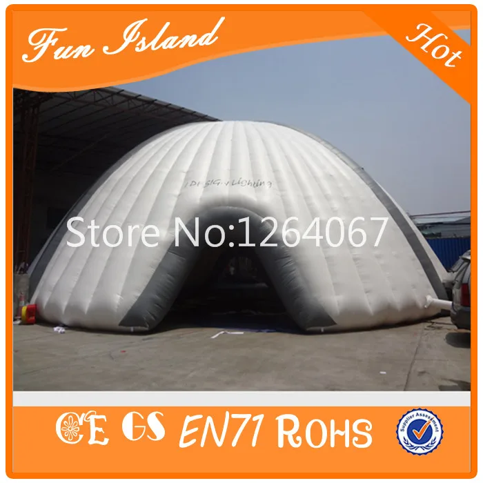 Гигантская светодиодная палатка для вечеринки распродажа дешевая надувная
