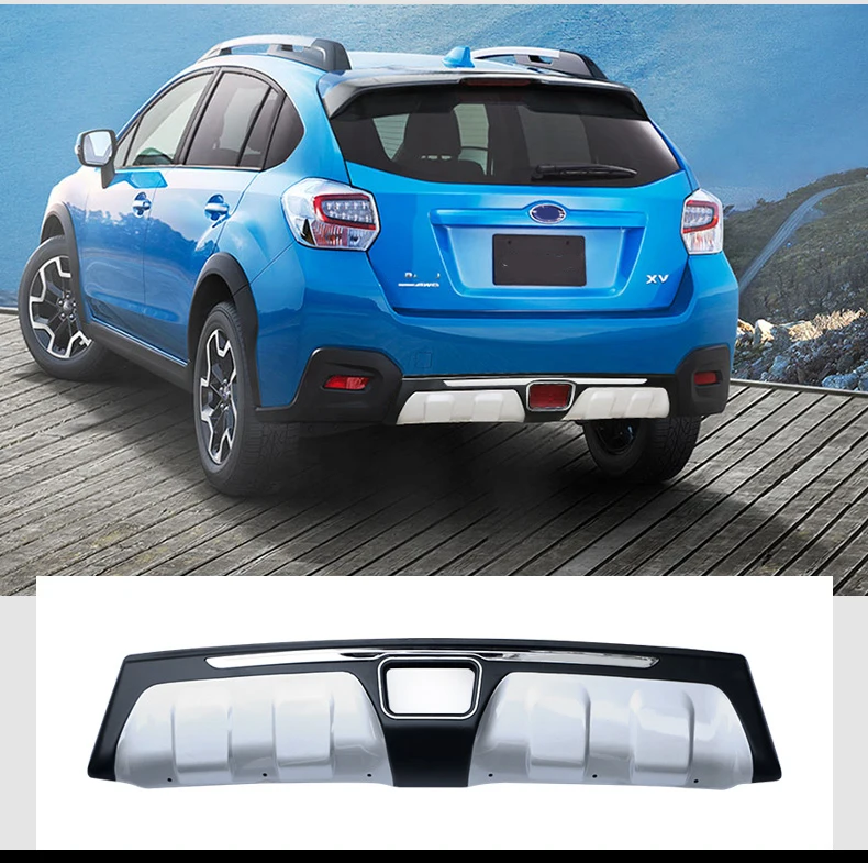 Для Subaru XV 2013- ABS защита заднего бампера Диффузор защитные бамперы обвес бампер задний губы задний спойлер накладка