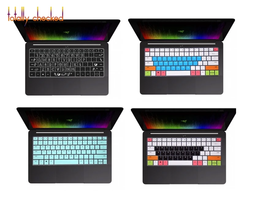 Силиконовый защитный чехол для клавиатуры ноутбука Razer Blade Stealth 2018 ультрабук RZ09 с