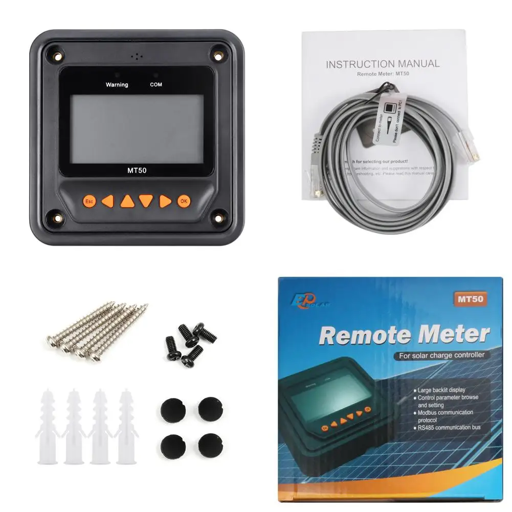 Дистанционный ЖК-дисплей для Tracer/EPIPC-COM MPPT серии регулятор солнечного заряда + 1