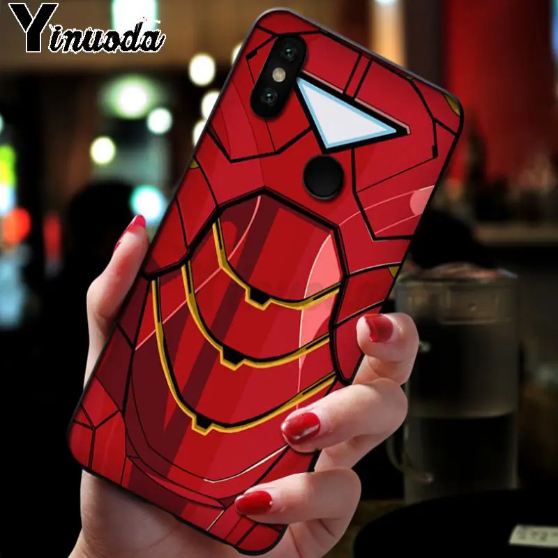 A5 Милые Чехлы для телефона Yinuoda Tony Stark Marvel iron man для xiaomi redmi 7 5plus 6pro 6a 4x go note5 note7 note8pro mi8se 9se - Цвет: A5