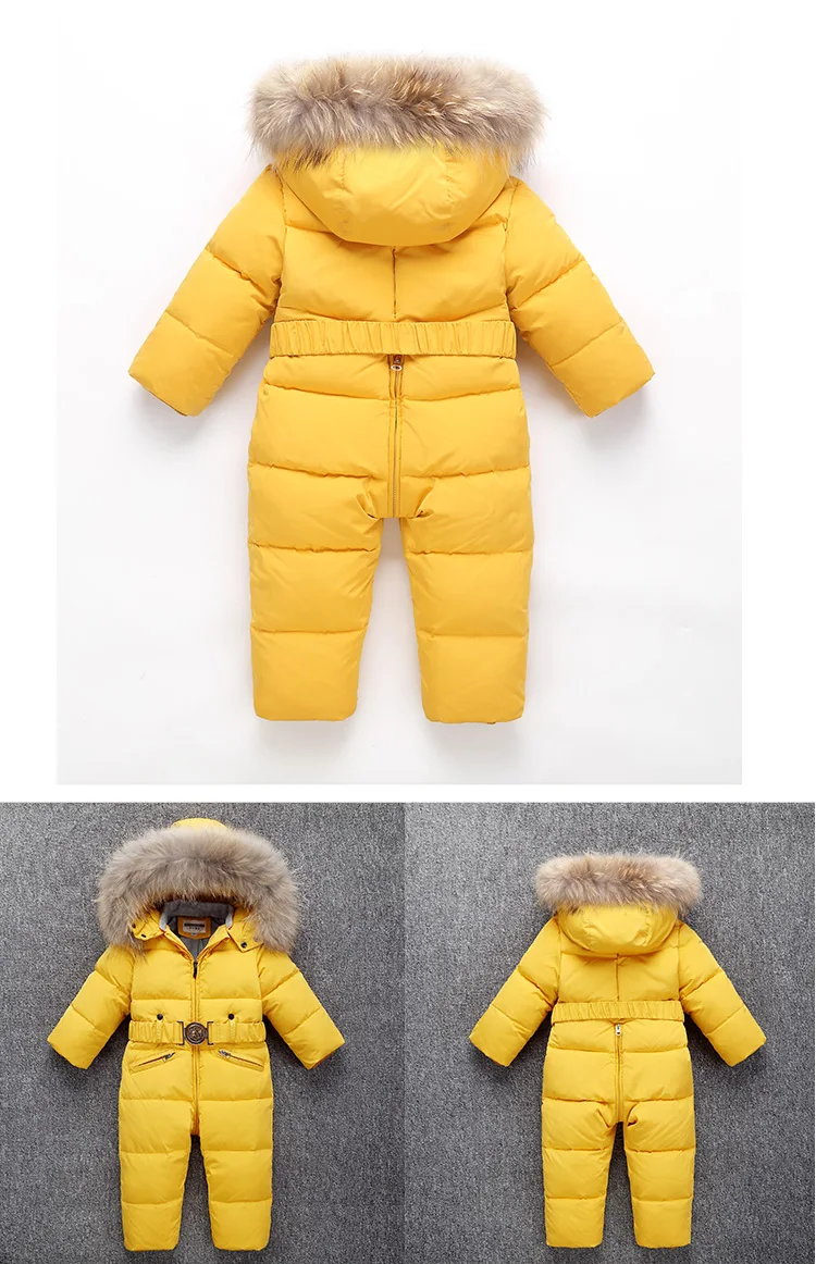 Dollplus/; детские зимние комбинезоны для мальчиков и девочек; плотные теплые комбинезоны; детские комбинезоны; комбинезоны с натуральным мехом