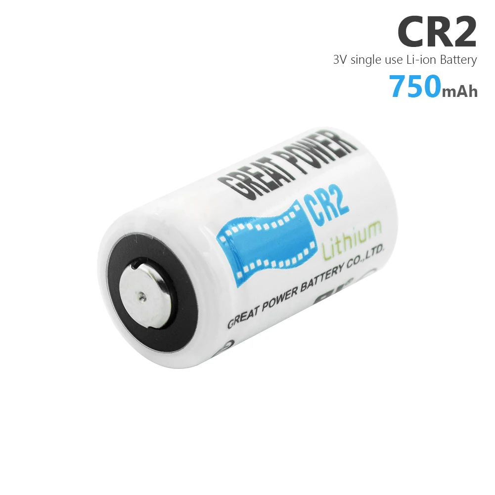 1 шт. 3 в 750 мАч CR2 LiMnO2 Первичная батарея CR15H270 CR15266 RLCR2 DLCR2 сухие батареи для поляроид