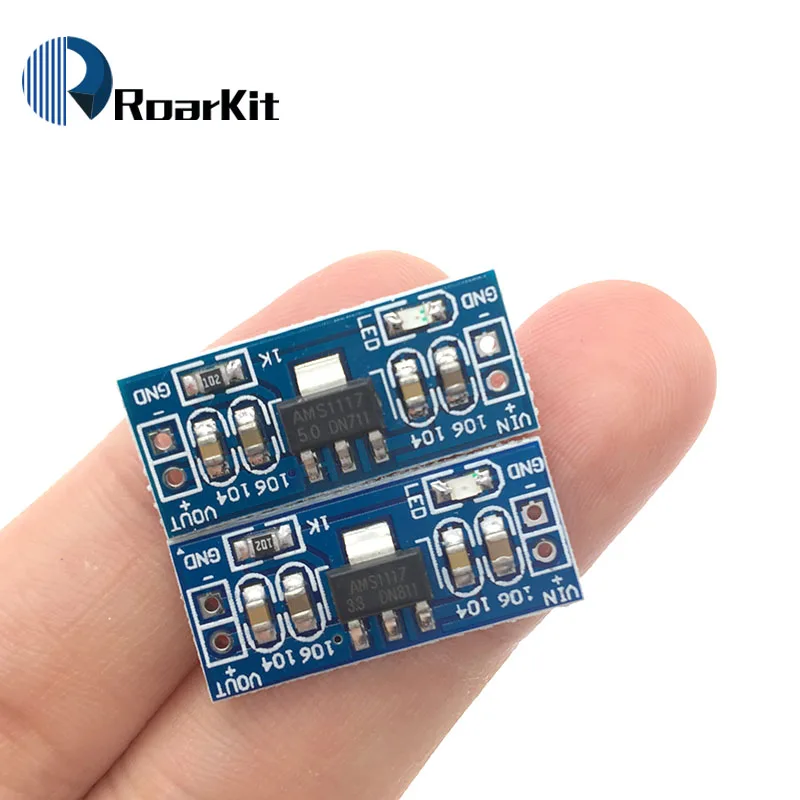 AMS1117 3,3 V 5V DC-DC понижающий модуль источника питания с AMS1117-5.0V Мощность понижающий модуль AMS1117-3.3V LDO 800MA