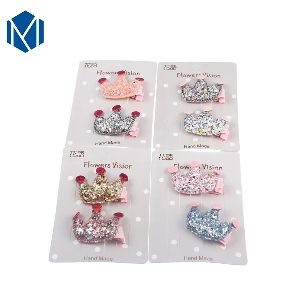 M MISM 1 пара модная заколка для волос в форме короны милые заколки аксессуары новый