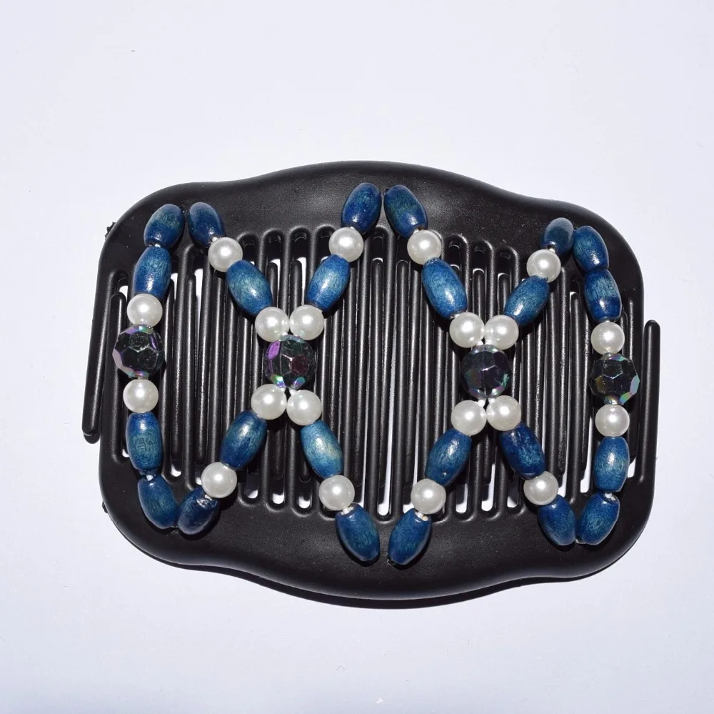 Ful Beads  Starry Sky Magic Comb 20 Pcs/lot Professional  Lady Hair Accessory Dance Girl Shining Comb