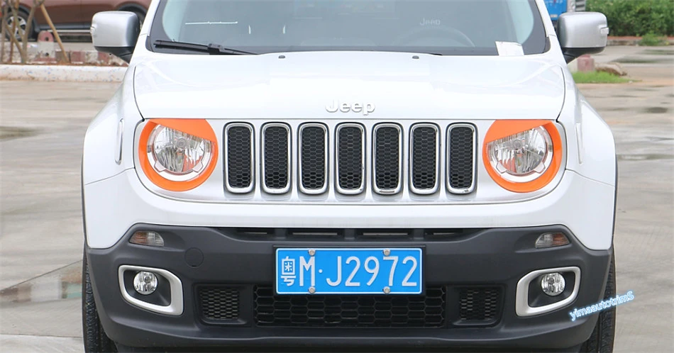 2 шт. передние фары для Jeep Renegade 2015 2016 2017 2018 2019 / ABS | Автомобили и мотоциклы