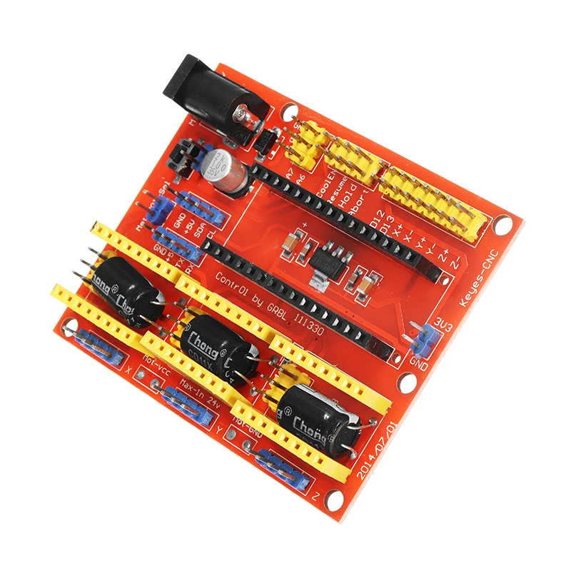 Фирменная Новинка разноцветная подвеска с ЧПУ щит V4 Плата расширения для arduIno гравер машинный привод 3D-принтеры