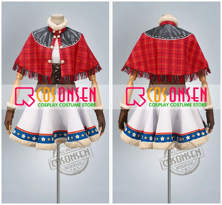 Косплей ONSEN Love Live Snow Mountain рождественское Пробуждение Umi Sonoda Костюм Полный