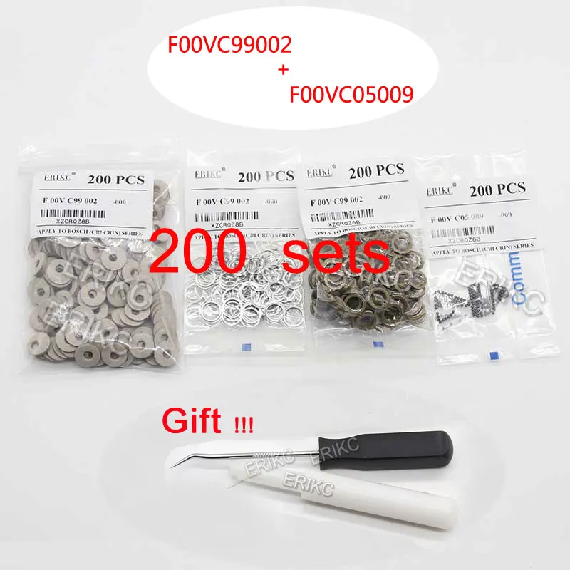 Erikc инжектор ремонтные комплекты F00vc99002 1,34 мм стальной шар F00vc05001 1,5 мм керамический шар F00vc05009 F00vc05008 F00rj02177 для Bosch