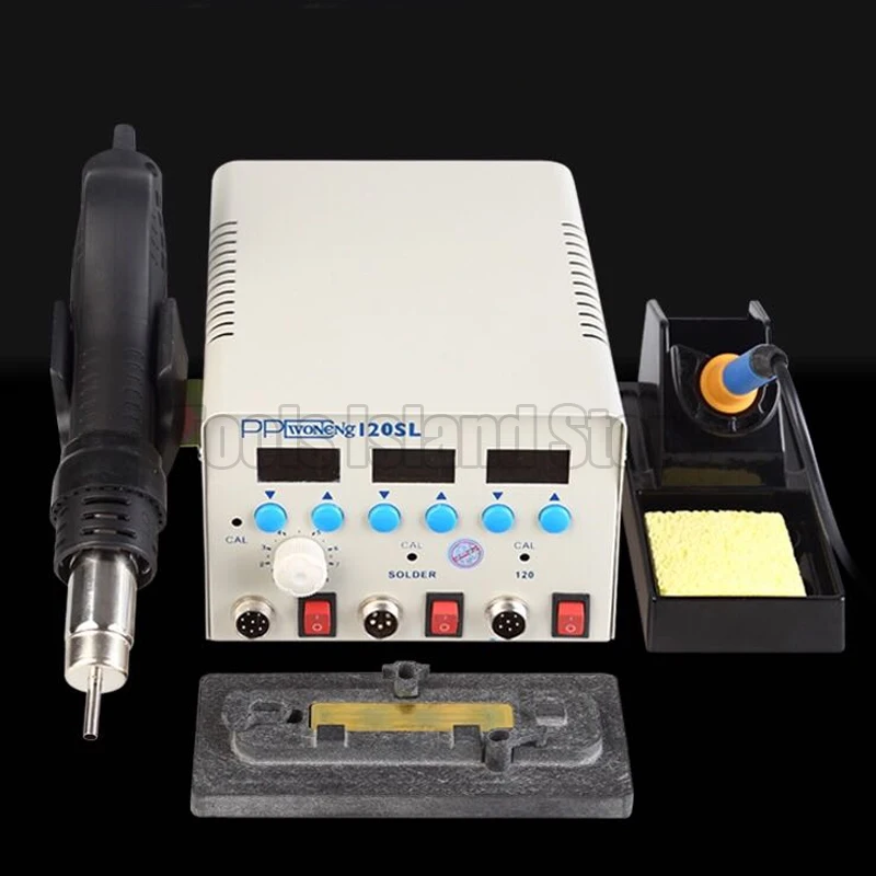 

Intelligent PPD120SL 3-IN-1 A8 A9 CPU desoldering Station and hot air rework station PPD 120SL Hot Air Gun