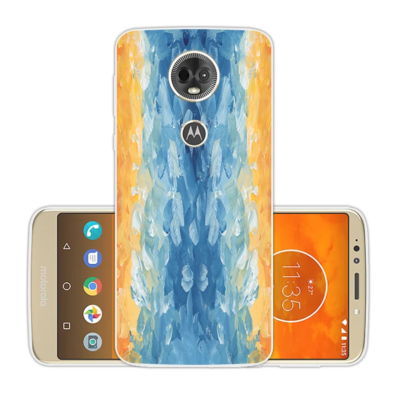 Мягкий силиконовый чехол 6 0 дюйма для Motorola E5 Plus тонкий из ТПУ телефона MOTO E5Plus