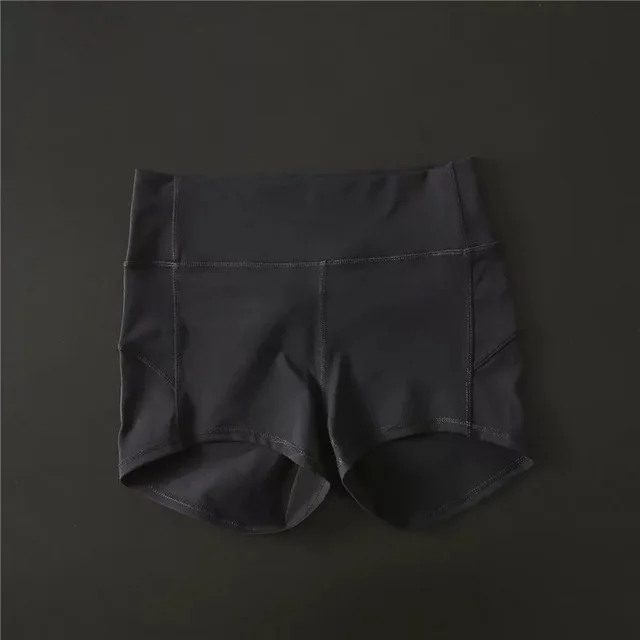 black Peeli, одноцветные, с высокой талией, спортивные шорты для женщин, пуш-ап, ходовые шорты йоги, фитнеса, тренировки, шорты, эластичная, активная одежда - Цвет: black
