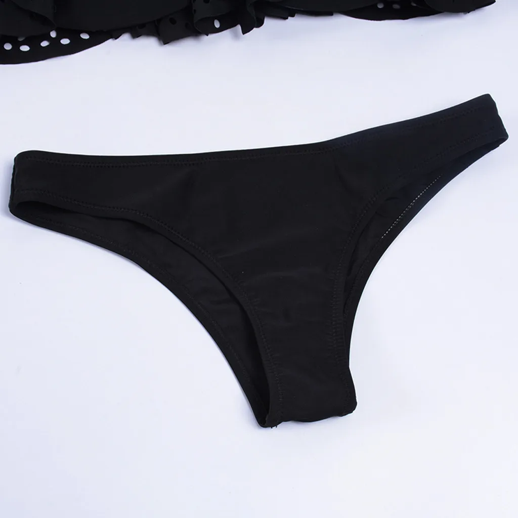 Mesh Ruffle Women Swimwear Push Up Swimsuit 2019 Sexy Beach Bikini Plus Size Bathing Suit Vintage Girls Swimming Suit#3 | Женская одежда