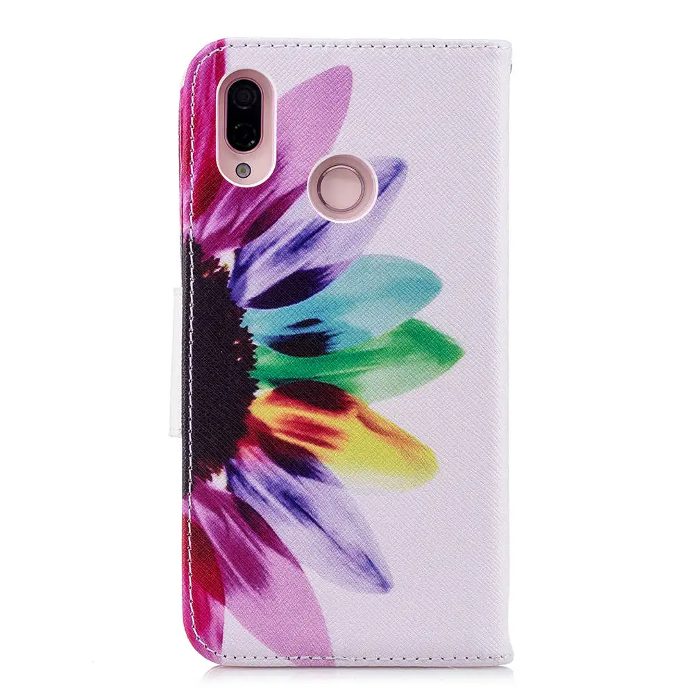 Чехлы для huawei P20 Lite Global ANE-L21 ANE-L22 книга флип бумажник P20Lite 32 64 GB TPU полный корпус |