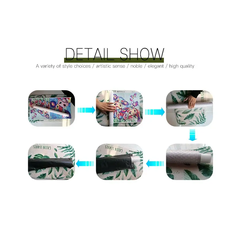 Dpkiss Cactus Canvas Painting Plant Home Furnishing Decoration Wall Art Unframed Waterproof Ink Pictures Rectangle Poster | Дом и сад