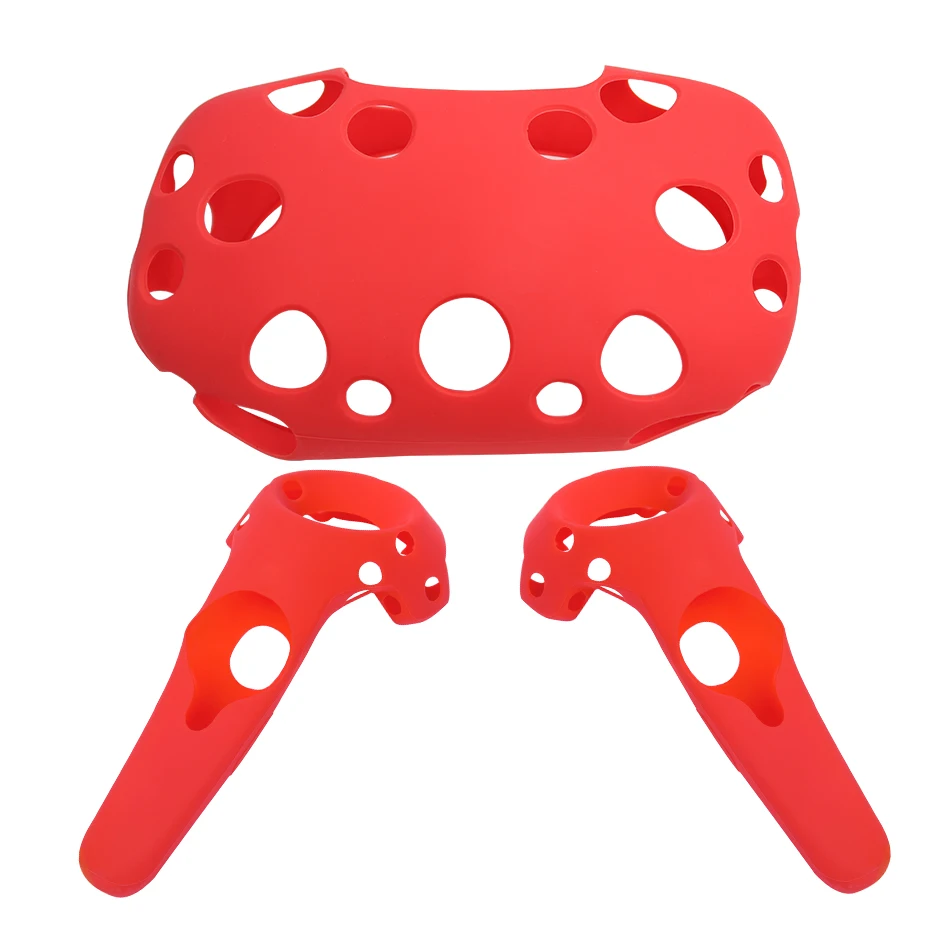 Для htc Vive гарнитура VR силиконовый чехол Противоскользящий VR очки шлем контроллер ручка чехол оболочка Виртуальная реальность