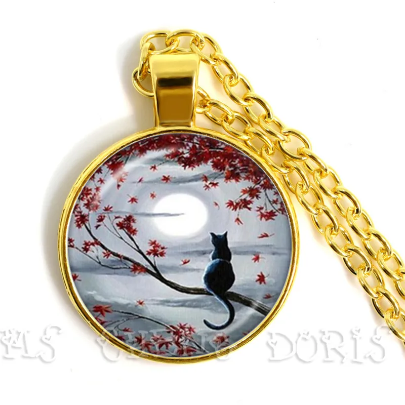 Бесплатная доставка 2019/Стильное ожерелье с круглой подвеской в виде голубой луны