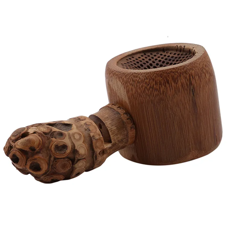 New Creative Natural Bamboo Tea Filter Strainer with Handle Handmade Craft Novelty Teal Tools Drinkware | Дом и сад