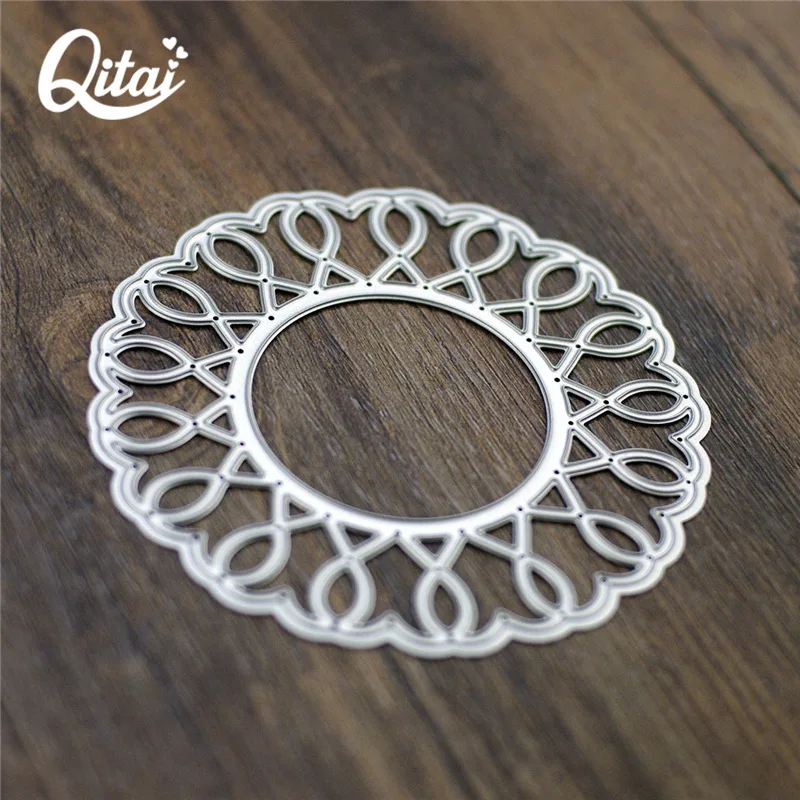 QITAI 1 шт. металлические режущие штампы шаблон DIY скрапбукинга карточные бумажные