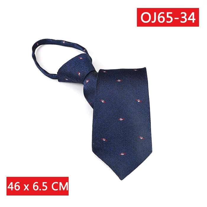 OJ65-34 YISHLINE мужские галстуки на молнии 2,56 дюймов с мультяшными буквами в полоску модный легкий галстук для свадебной вечеринки - Цвет: OJ65-34