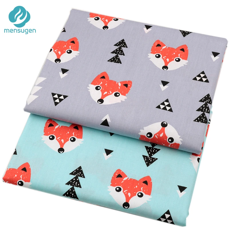 Тканевые счетчики мультяшная лиса хлопчатобумажная ткань для детского