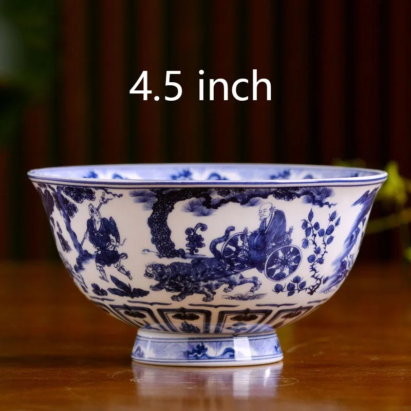 L 4,5 дюймов Цзиндэчжэнь Ramen чаша керамическая из костяного фарфора рисовые суповые чаши контейнер домашняя кухня столовая посуда Аксессуары для посуды ремесла - Цвет: L