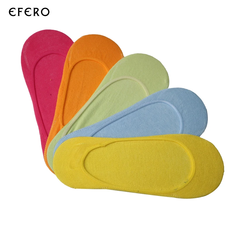 

7Pair Multicolor Women Socks Slipper Low Cut Women's Socks Boat Non-Slip Invisible Socks Short Female Meias Home Slippers New