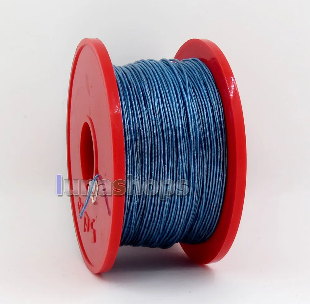 LN005739 100 м Acrolink OCC 34AWG UV-PVC(N Tefl) 1 ядро одна кристальная медная фольга около 50d OD 0,8 мм DIY Кабель ID32