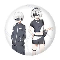 ZXFJXR игра 58 мм NieR:Automata2B смешной значок брошь Escudo de armas Broche круглые значки Stemma для