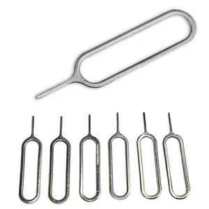 10PCS Sim Card Tray Removal Eject Pin Key Tool Stainless Steel Needle for Apple iPhone iPad Samsung 