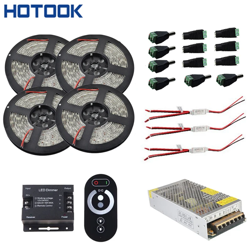 Водонепроницаемая светодиодная лента 5/10/15/20 м 5050/300 светодиодов|adapter hdmi|adapter valveip65