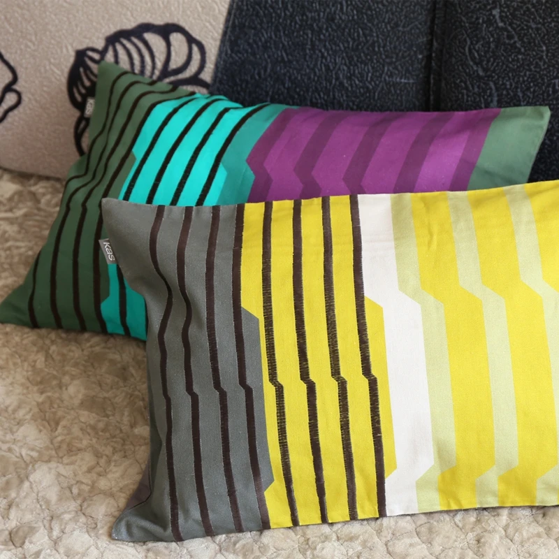 Decorative Pillows Almofadas Embroidery North European Luxury Contemporary And Contracted Sitting Room Sofa Embroidered Cushion | Дом и сад