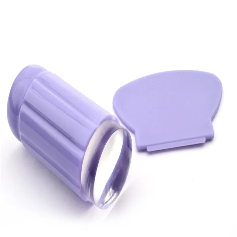 2 шт Прозрачное желе масло для ногтей штамповочная форма кристально прозрачное