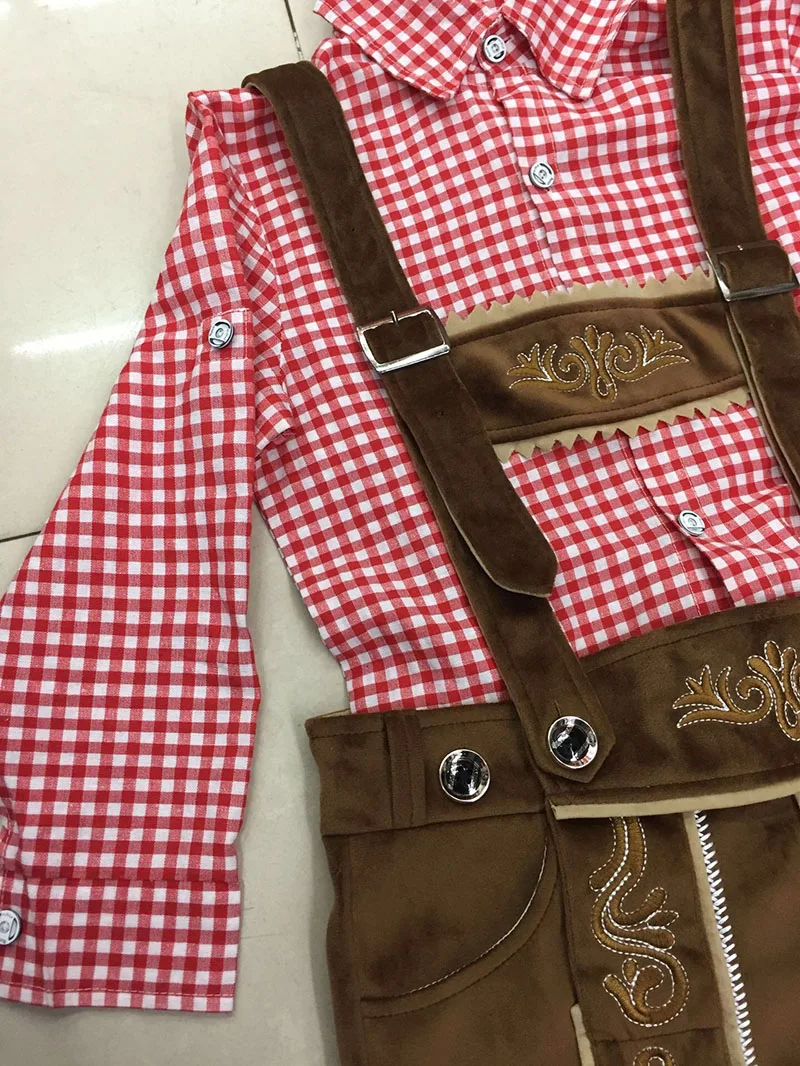 Детский Костюм Октоберфест Lederhosen баварский немецкий праздник пива