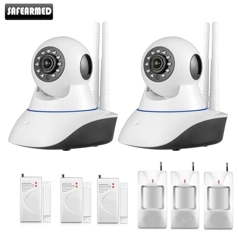 IP-камера Safearmed Android IOS 720P Wi-Fi с датчиком движения | Безопасность и защита