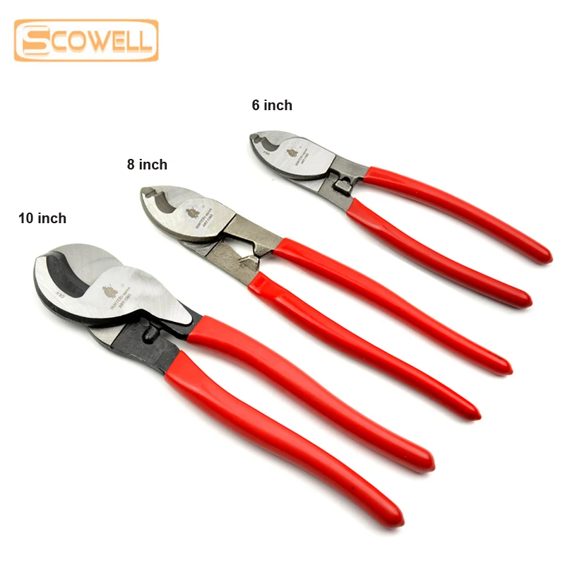 

30% off 6" 8" 10 inch Cable Wire Cutting Pliers Germany Type Mini Stripper Wire Cutter CR-V Steel Pocket Cable Nipper
