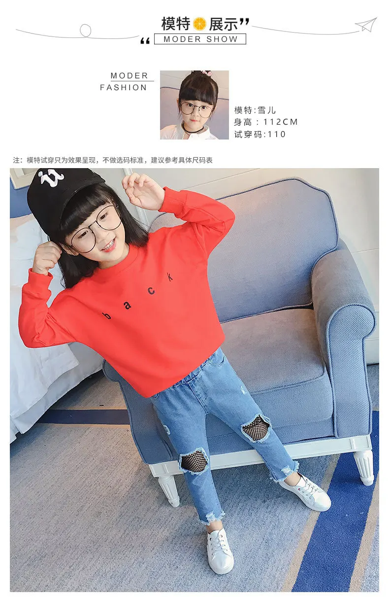 Baju anak perempuan/рваные джинсы для девочек; джинсовые штаны; сезон лето-весна;