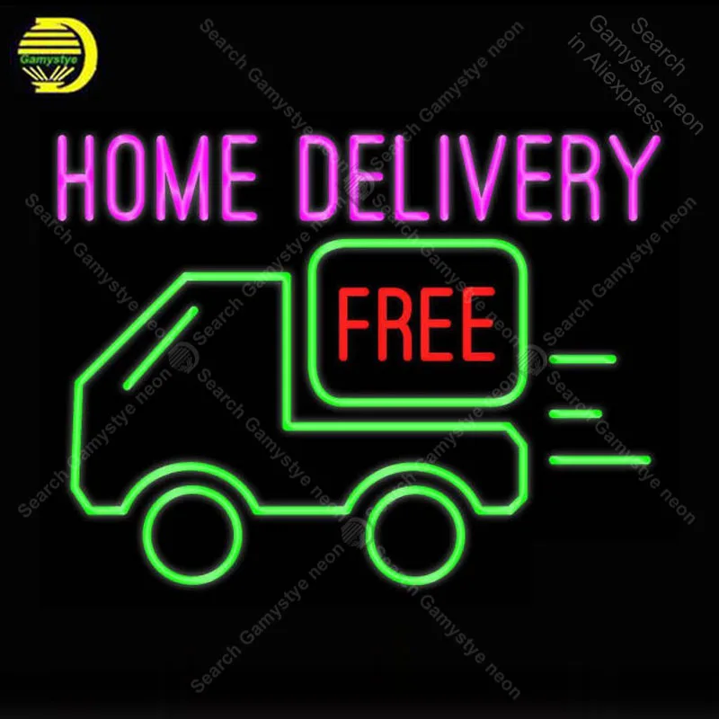 

NEON SIGN For Home Delivery Free Bus NEON Bulbs Sign Decor Handcraft Beer Bar light up sign Business Neon lights for sale BRIGHT