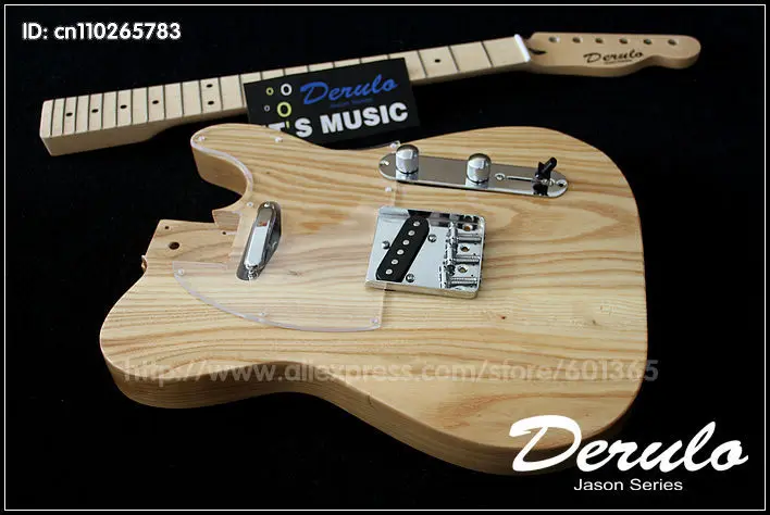 DIY электрогитара комплект болт-на твердый Американский пепельный корпус MX-777 |