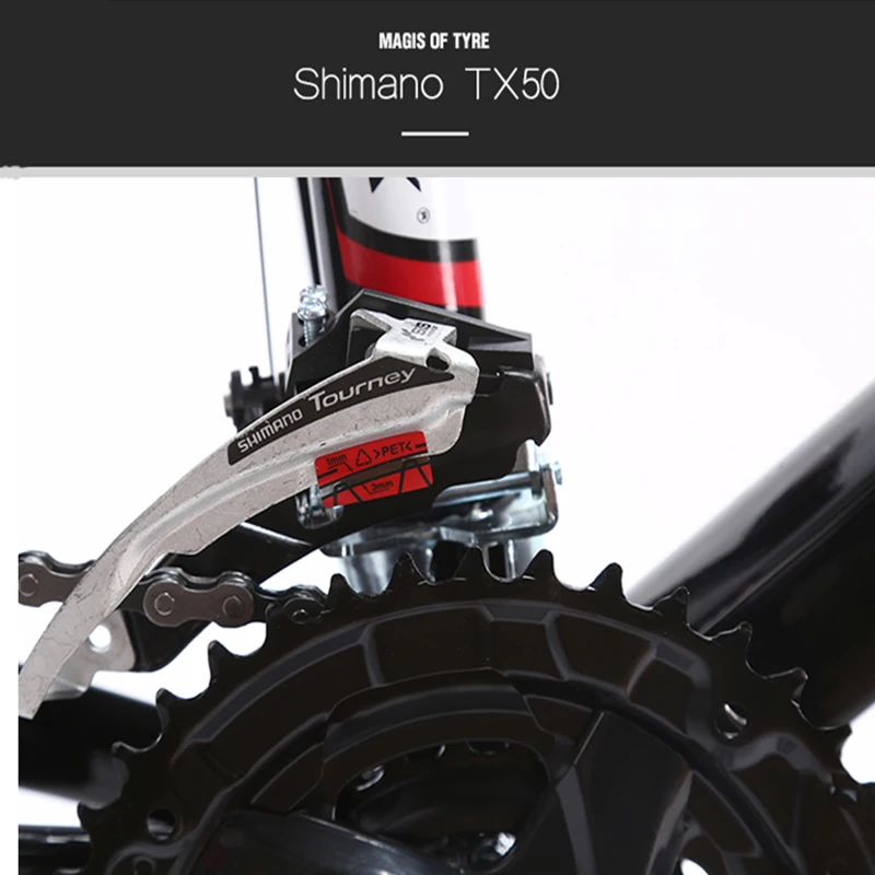 LAUXJACK Горный велосипед стальная рама 24 скорости Shimano 26&quot литые колеса | Спорт и