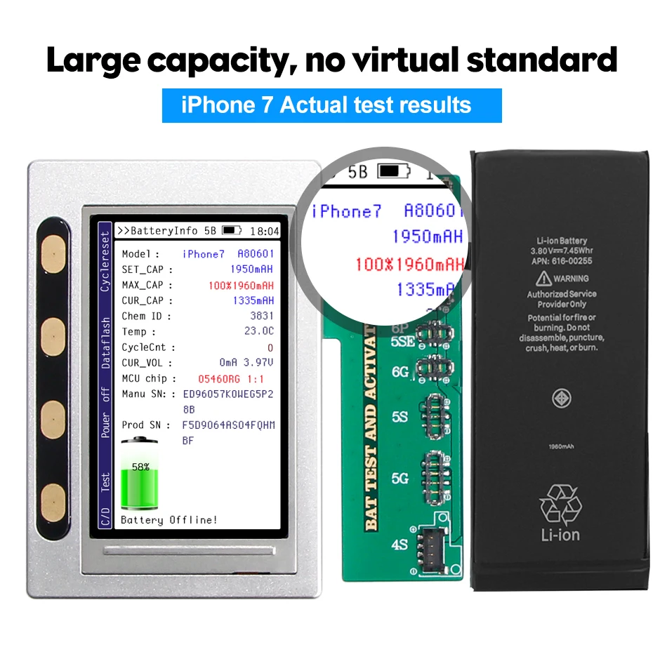 YILIZOMANA аккумулятор для телефона для Apple iPhone 7/7 Plus 8 8 Plus X сменные батареи 1960 мАч 2900 мАч Бесплатные инструменты