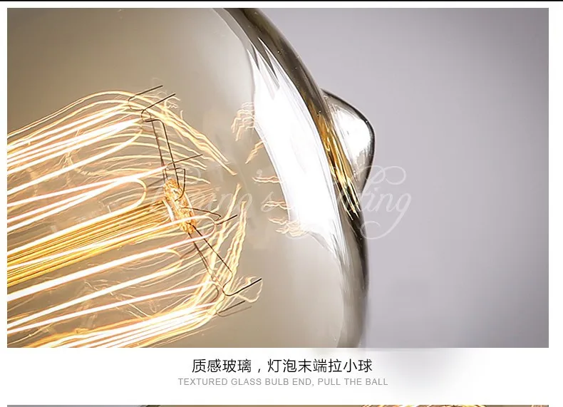 Марочные шарики Edison E27 прямые накаливания ST64 лампа накаливания с короткозамкнутым ротором углерода лампы Ретро электрическая лампочка эдисона для подвесного светильника