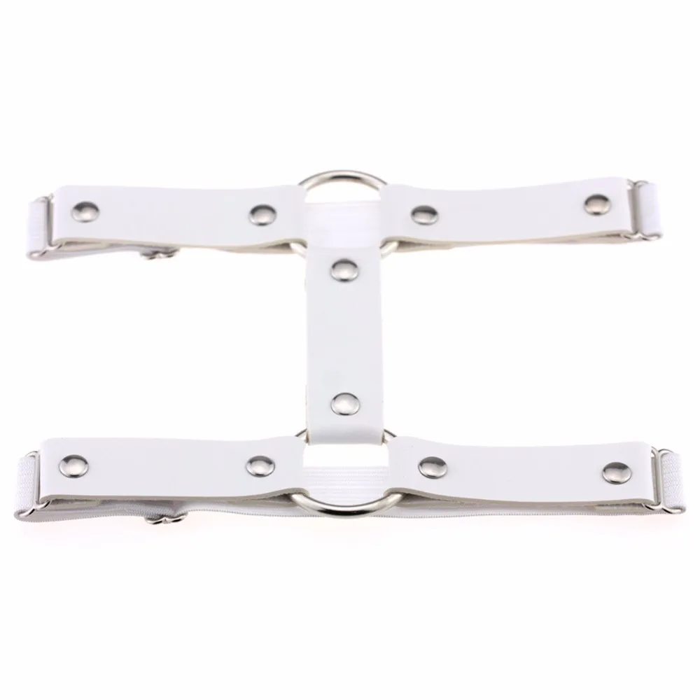 Фетиш одежда Паб-рок девушки подвязка пояс сексуальный 2 слоя женщин панк ноги