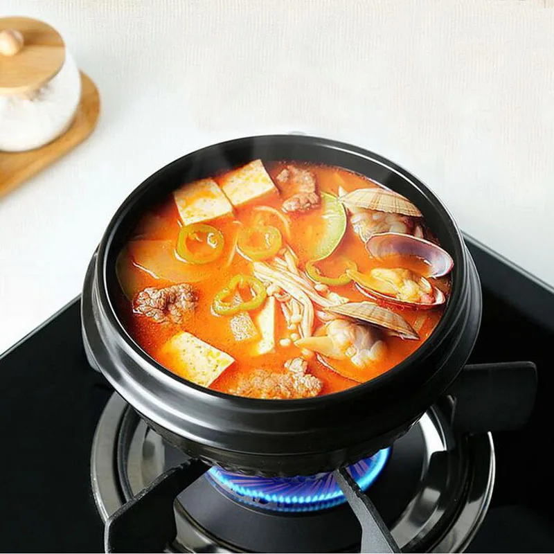 10 компл./лот классические корейские кухонные наборы Dolsot каменная чаша горшок для
