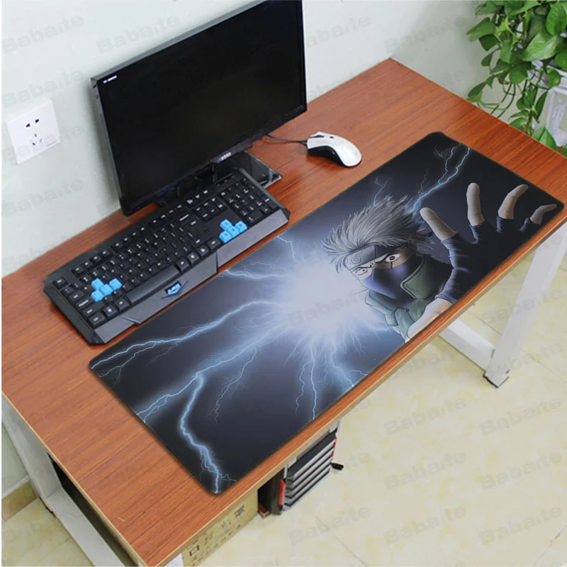 Lock Edge 30x80cm Babaite красивый Аниме Наруто запирающийся край коврик для мыши резиновый ПК компьютерный игровой коврик для мыши - Цвет: Lock Edge 30x80cm