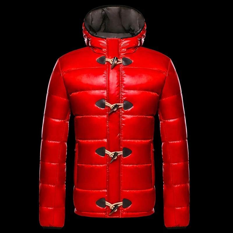 Мужской пуховик с капюшоном Markless белый Повседневный 2018 | Мужская одежда